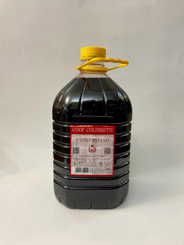 Vino Rosso – Vino Sangiovese in P.E.T. da Lt. 5