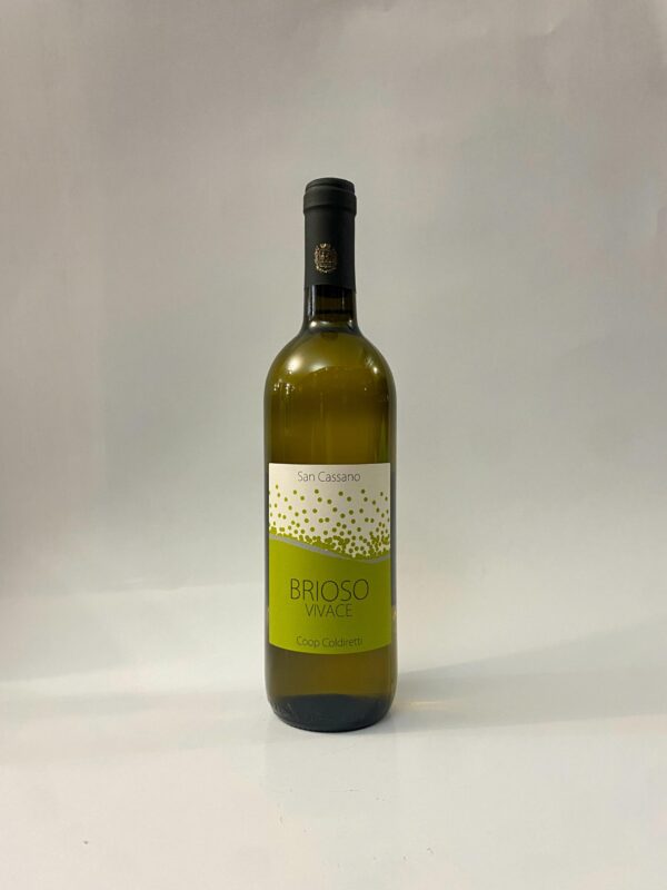 Vino Bianco – Vino Greco BRIOSO a IGP ” DAUNIA” in bottiglie da Lt. 0,75