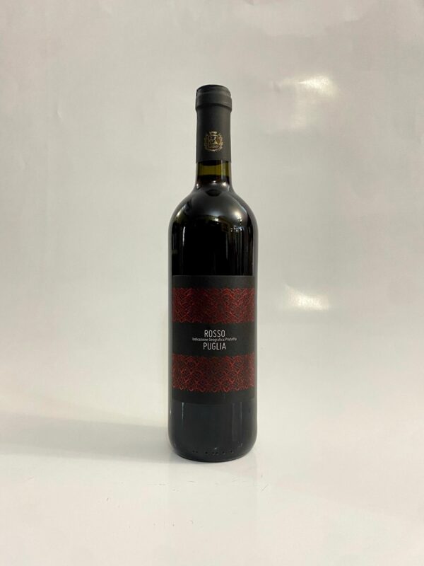 Vino Rosso IGP ” Puglia” in bottiglie da Lt. 0,75